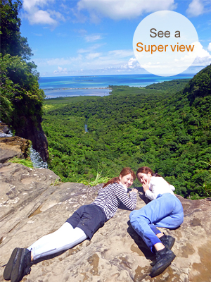 Top of the Pinaisar falls super view