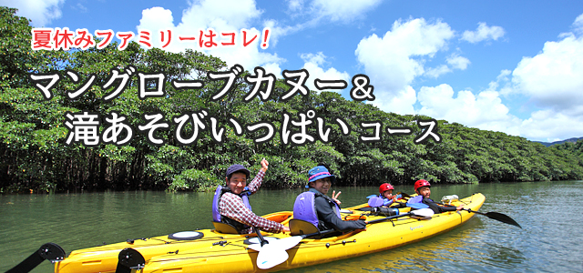 マングローブカヌー＆滝あそびいっぱいコース | 【公式】西表島カヌー 